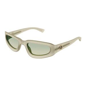 NWT GUCCI SUNGLASSES WOMEN MILKY LIGHT YELLOW EYEWEAR GUCCI